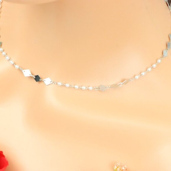 "Minimalist Necklace Chain, Elegant Jewelry for Women & Girls | MLCRC1741 - Picture 1 of 10